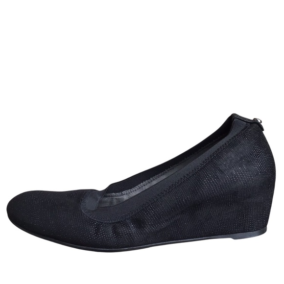 Stuart Weitzman Black Wedge Heels - Picture 7 of 15